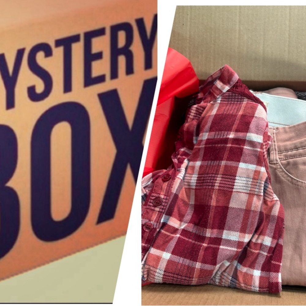 MYSTERY BOX WOMENS SIZE XS CLOTHING BUNDLE FOR RESALE Or SELF MB73 5 Lb